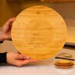 Mien 7B218 Doğal Bambu Tabak 26 cm
