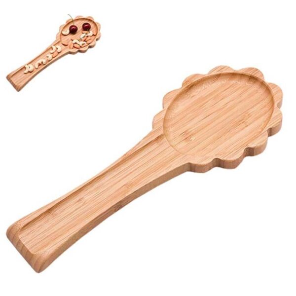 Mien 7B118 Akasya Kirli Kaşıklık Doğal Bambu 32 cm
