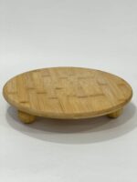 MIEN-1092 32 cm Bambu Top Ayaklı Sunumluk