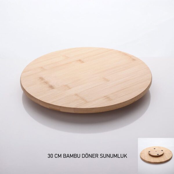 Mien 30 cm Bambu Döner Sunumluk