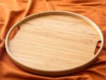 Acar Doğal Bambu Sunum Tepsisi 35 cm