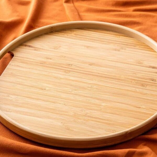 Acar Doğal Bambu Sunum Tepsisi 35 cm