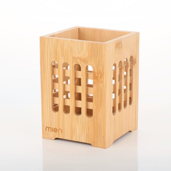 Mien 664 Doğal Bambu Tezgah Üstü Kaşıklık 10x14 cm
