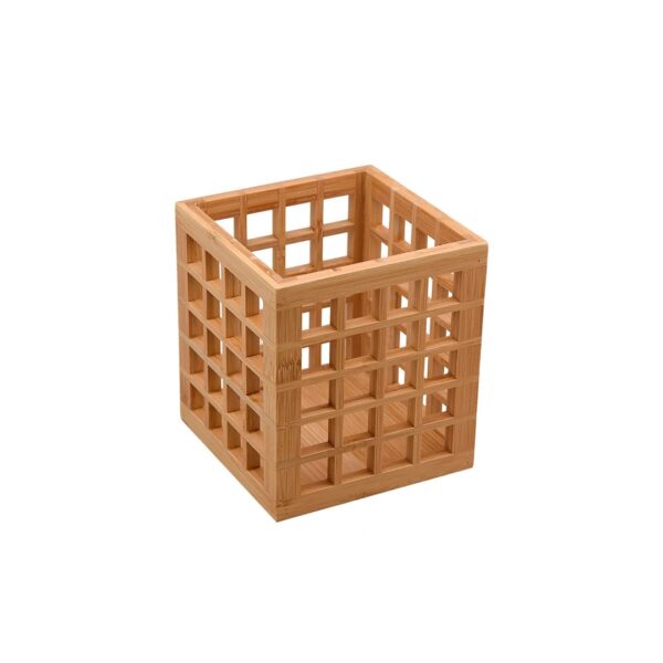 Mien 7B12 Kare Bambu Organizer 13x13x15 cm
