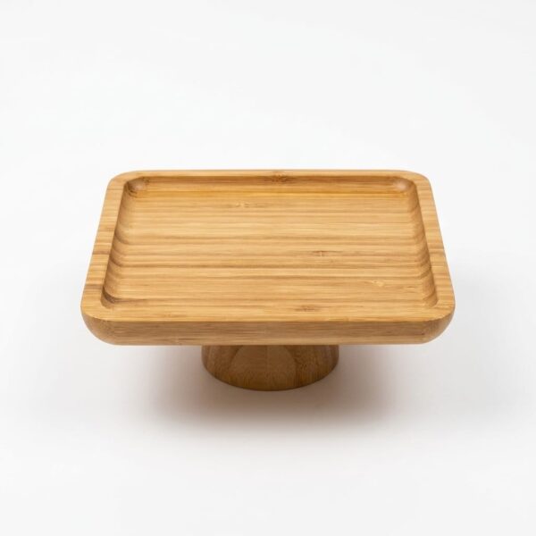 Mien-1290 17cm Bambu Kare Sunumluk