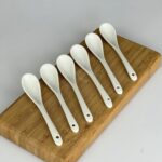 Kosova GYS-31 Porselen Büyük Sade Kaşık Seti (13 cm, 6 Adet)