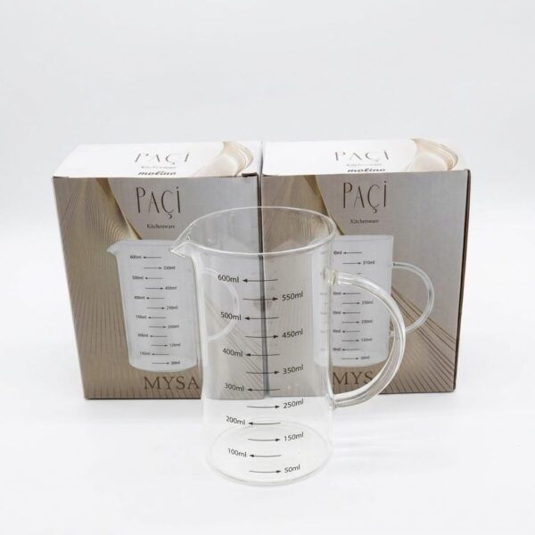 PAÇİ Mysa Cam Ölçü Kabı 650 ml