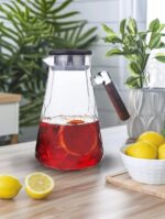 Paçi Touch 1800 ml Akasya Kapaklı Cam Sürahi