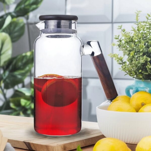 Paçi-Line Akasya Kapaklı Cam Sürahi 2000 ml