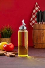 Cooker CKR3392 Cam Yağdanlık 510 ml Metal Damlatmaz Başlıklı