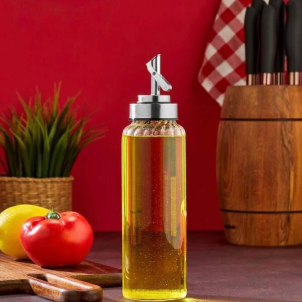 Cooker CKR3392 Cam Yağdanlık 510 ml Metal Damlatmaz Başlıklı