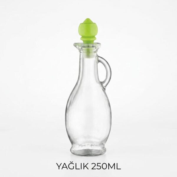Renga Kibele Cam Yağlık Yeşil Kapaklı 250 ml