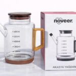 Noveer NOR2174 Akasya Ahşap Detaylı Cam Yağdanlık 600 ml