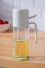 ACAR Harlow Çift Fonksiyonlu Cam Yağdanlık Beyaz 550 ml