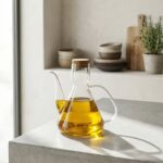 ACAR Arlina Akasya Kapaklı Cam Yağdanlık - 1000 ml