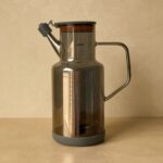 Soft Borosilikat Cam Yağdanlık Füme 1 Litre TR6514