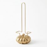 Balkabağı Figürlü Gold Kağıt Havluluk 30x15 cm
