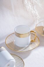 ACAR Doreen 6 Kişilik Kahve Fincan Takımı - 90 ml - Görsel 2