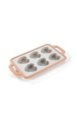 Arow TR-6093 6'lı Kalp Şekilli Silikon Kek ve Muffin Kalıbı - Görsel 2
