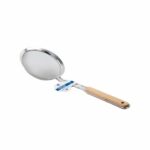 Ivory 14 cm Paslanmaz Çelik Bambu Saplı Süzgeç - Görsel 2