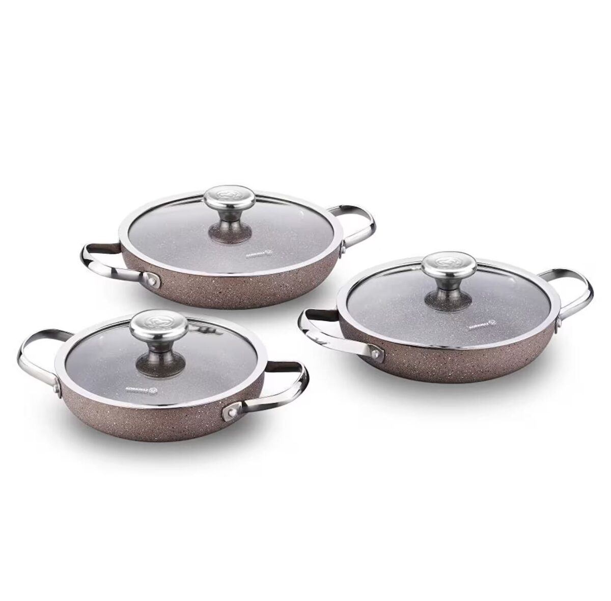KORKMAZ A2920 BROWNİ 6 PARÇA OMLET SET - Görsel 1