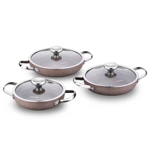 KORKMAZ A2920 BROWNİ 6 PARÇA OMLET SET