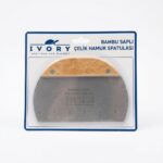 Ivory Bambu Saplı Çelik Hamur Spatulası IVO-PST269 - Görsel 2