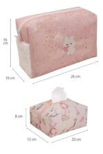 ALAS Baby 2'li Pembe Çanta İçi Düzenleyici Seti - Görsel 2