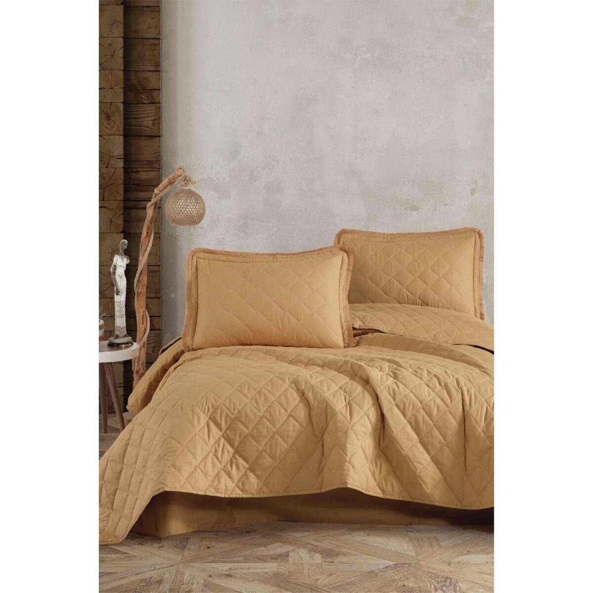 Clasy Tek Kişilik Yatak Örtüsü Tafana V4 Zencefil 180x240 cm - Görsel 2
