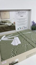 Majoli Ranforce Çift Kişilik Nevresim Takımı - Forest Yeşili - Görsel 2