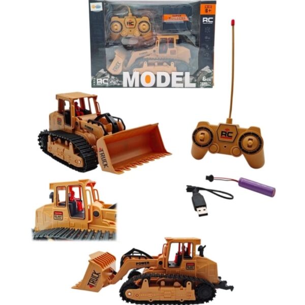 Uzaktan Kumandalı Şarjlı İş Makinesi Buldozer