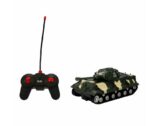 Leopar Uzaktan Kumandalı Tank Yeşil Kamuflajlı 18 cm - Görsel 2