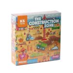 KS Games 12 Parça The Construction Zone Okul Öncesi Çocuk Puzzle - Görsel 2