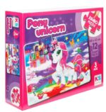 KS Games 12 Parça Pony Unicorn Jumbo Puzzle 63x43 cm - Görsel 2