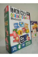 Zoe 52 Parça İngilizce Öğreniyorum Montessori Puzzle Seti (3-6 Yaş) - Görsel 2