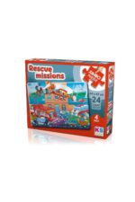 Ks Games Rescue Missions 24 Parça Jumbo Puzzle 68x48 cm - Görsel 2
