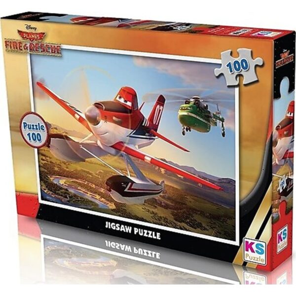 KS Games Disney Planes Fire & Rescue 100 Parça Puzzle