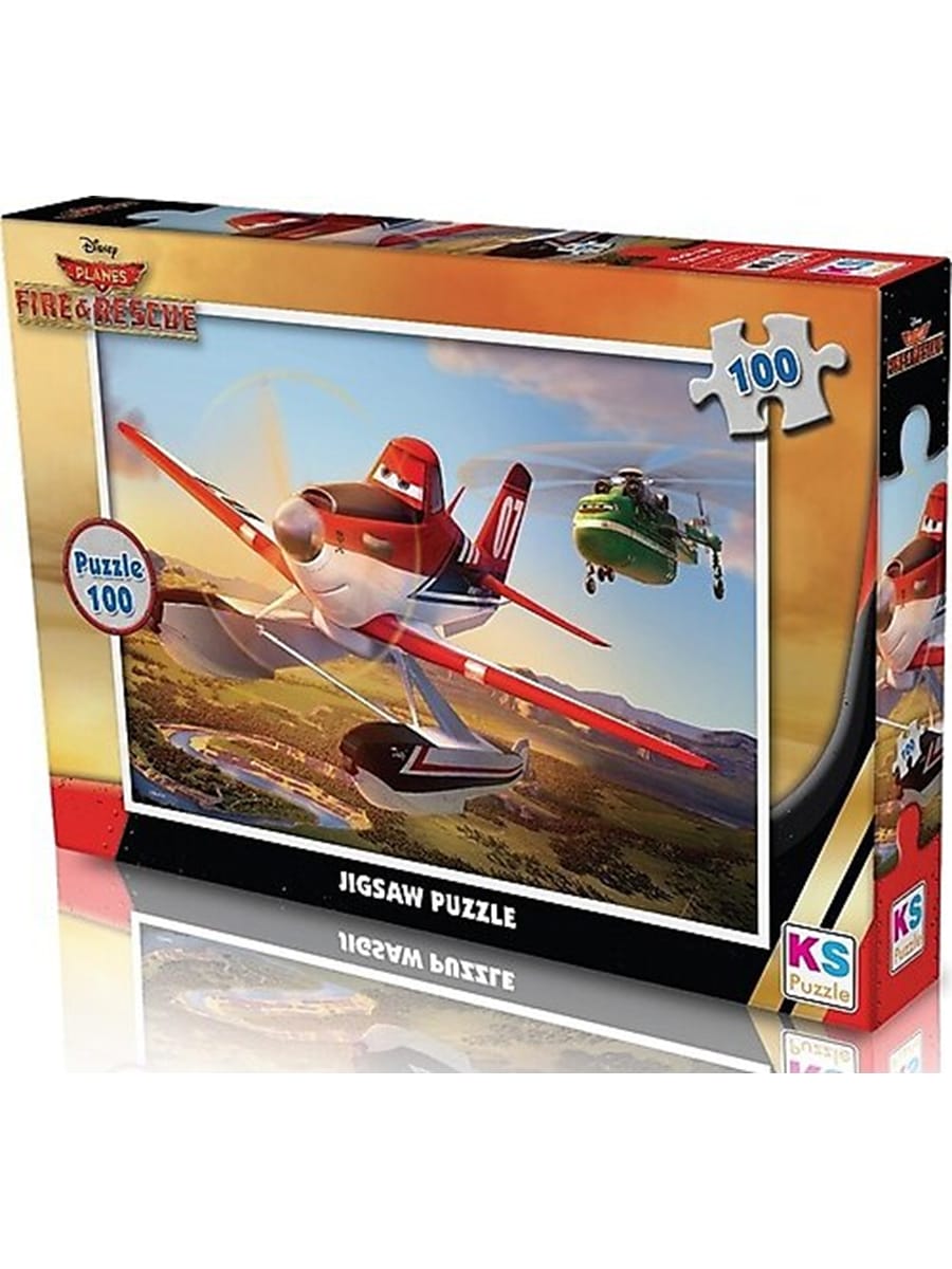 image1-2829 KS Games Disney Planes Fire & Rescue 100 Parça Puzzle - Görsel 1