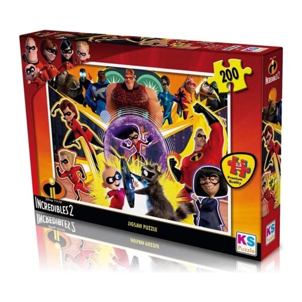 KS Incredibles 2 200 Parça Puzzle