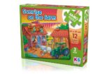 KS Games Sunrise on the Farm 12 Parça Jumbo Çocuk Puzzle - Görsel 2