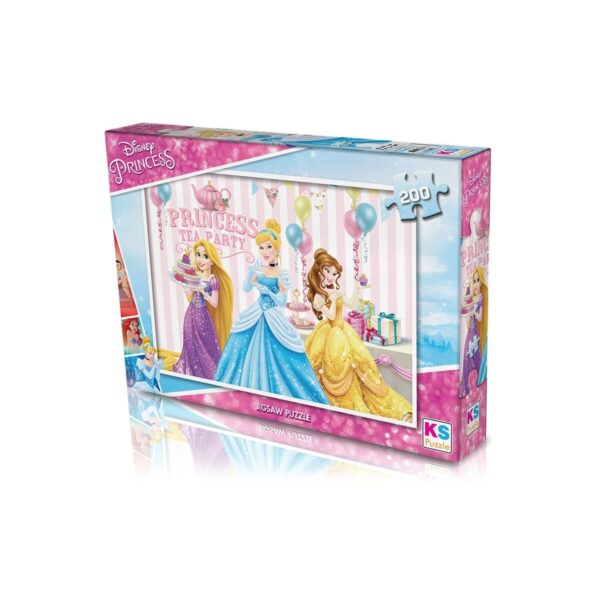 KS Games Disney Princess Tea Party 200 Parça Puzzle 34,9x48 cm