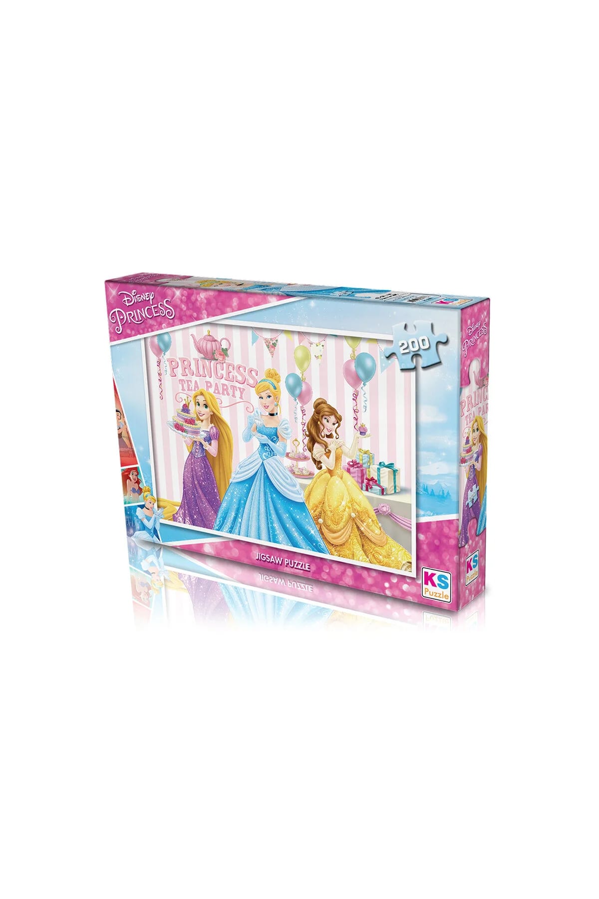 image1-2842 KS Games Disney Princess Tea Party 200 Parça Puzzle 34,9x48 cm - Görsel 1