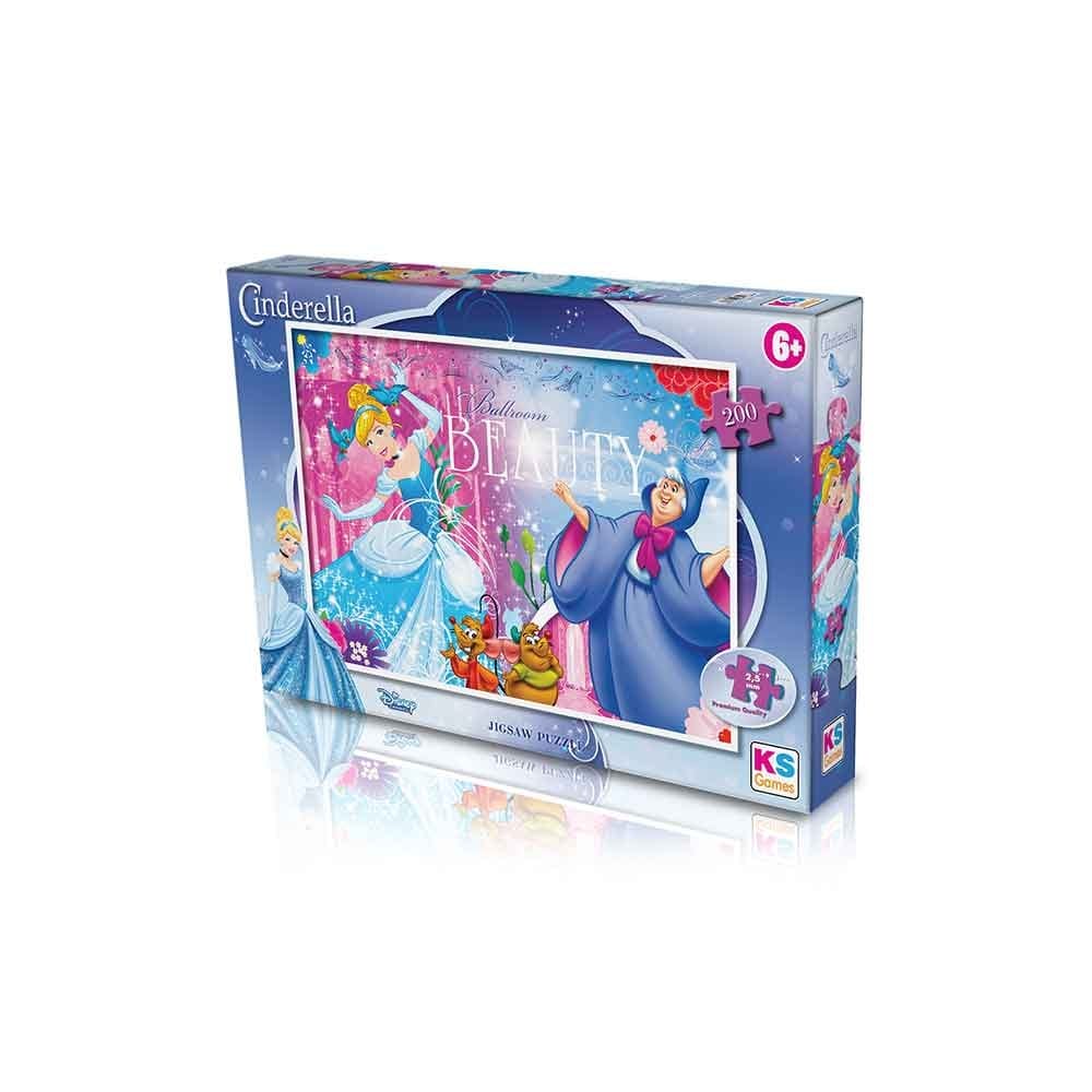 image1-2845 KS Games Cinderella Ballroom Beauty 200 Parça Çocuk Puzzle 34x48 cm - Görsel 1