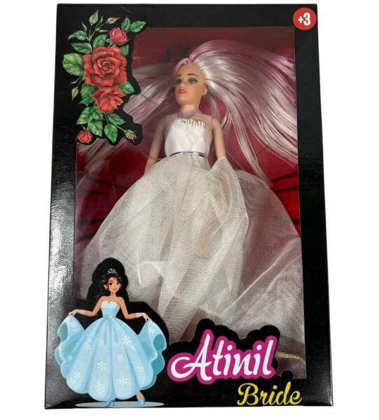 Kembay KMB-922 Atinil Kutulu Gelin Bebek +3 Yaş