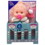 Masal Anlatan ve Ağlayan Bebiş Bebek Ranzalı Set 24 cm - Görsel 2