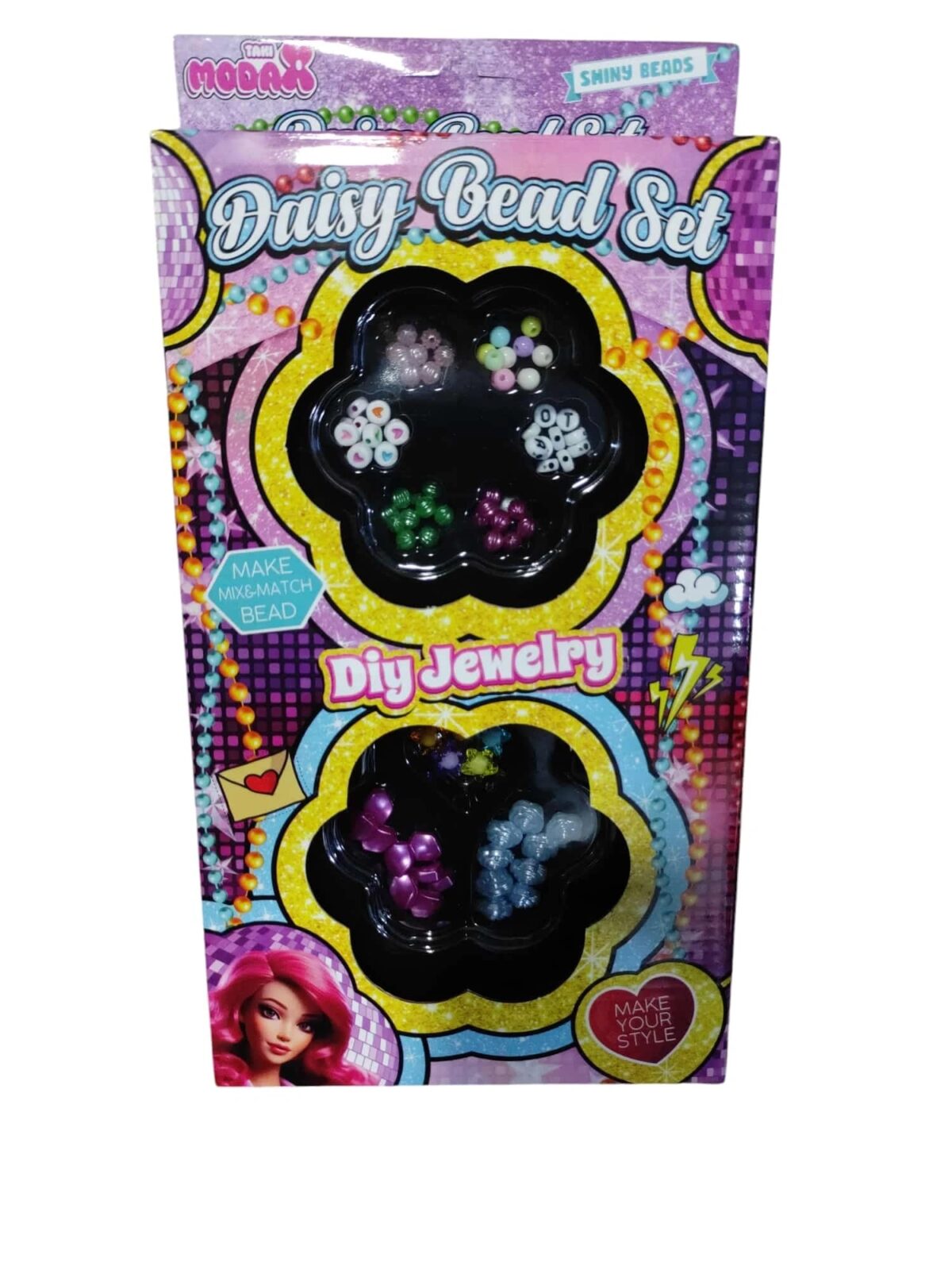 Taki Modax Daisy Bead Set Çiçekli Takı Tasarım Boncuk Seti - Görsel 2