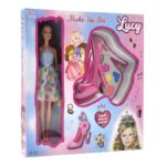Lucy Makyaj Setli Bebek ve Ayakkabı Şekilli Kozmetik Paleti - Görsel 2