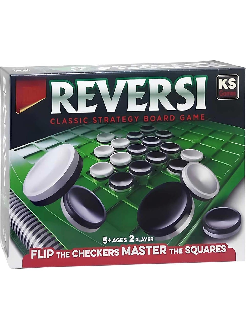 image1-2950 Ks Games Reversi Classic Strategy Board Game 5+ Yaş - Görsel 1