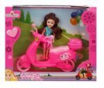 King Toys Beauty Bebek ve Pembe Scooter Oyun Seti - Görsel 2