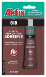 Akfix 610 Express PU Şeffaf Montaj Yapıştırıcı 50 ml - Görsel 2